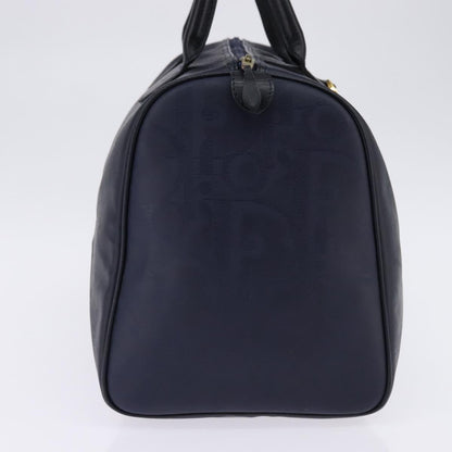 Christian Dior Lady Dior Boston Bag Canvas Navy Canvas Travel Bag Bag ()