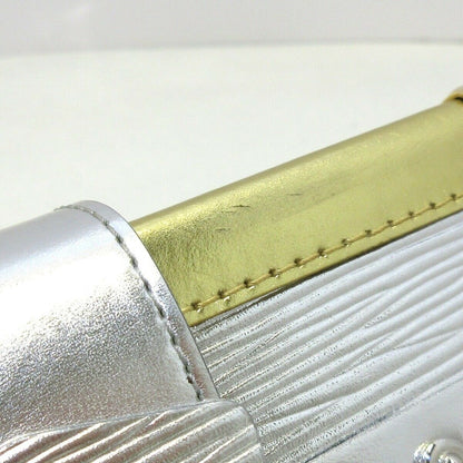 Louis-Vuitton Petite Malle Metallic Epi Silver