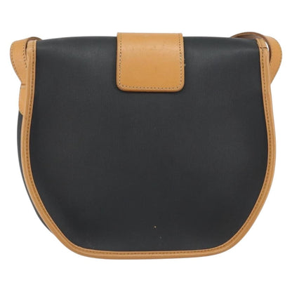 Christian Dior Vintage Shoulder Bag Canvas Black Canvas Shoulder Bag Bag ()
