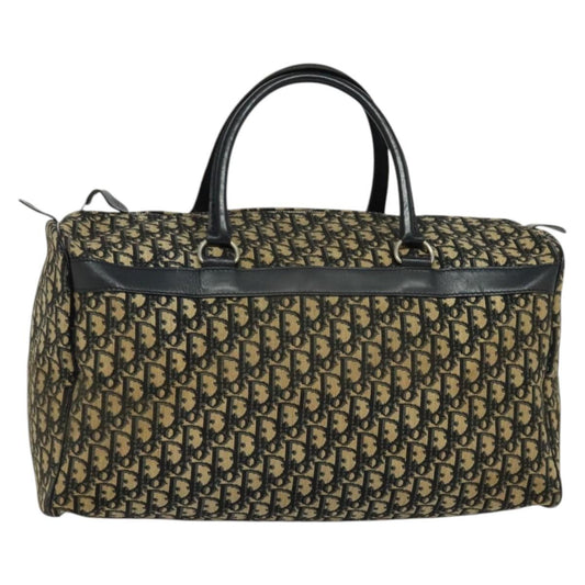 Christian Dior Vintage Trotter Boston Bag Diorissimo Canvas Navy Canvas Travel Bag Bag ()