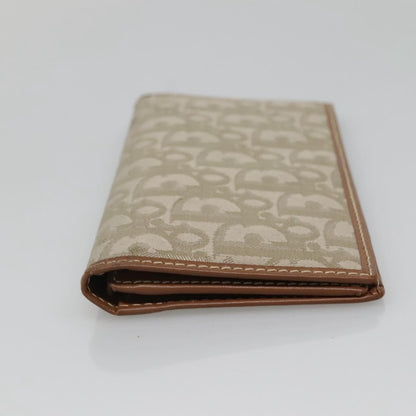 Christian Dior Trotter French Wallet Diorissimo Canvas Green Canvas Wallets Accessory ()