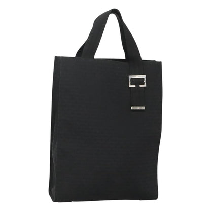 Christian Dior Vintage Tote Canvas Black Canvas Tote Bag Bag ()