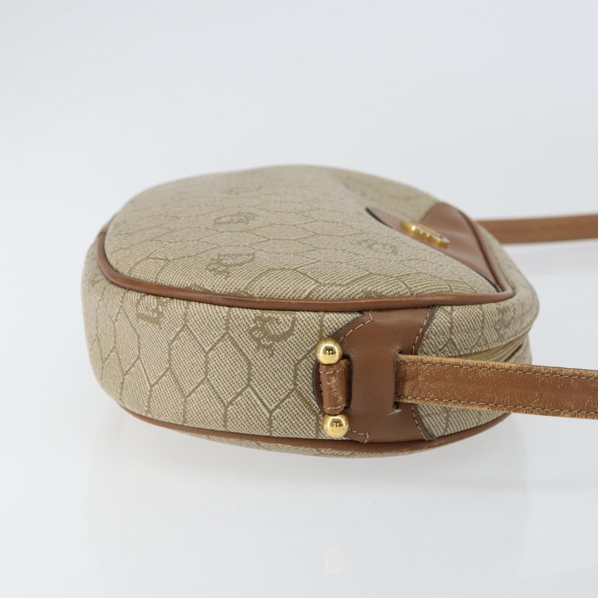 Christian Dior Vintage Honeycomb Shoulder Bag Canvas Beige Canvas Shoulder Bag Bag ()