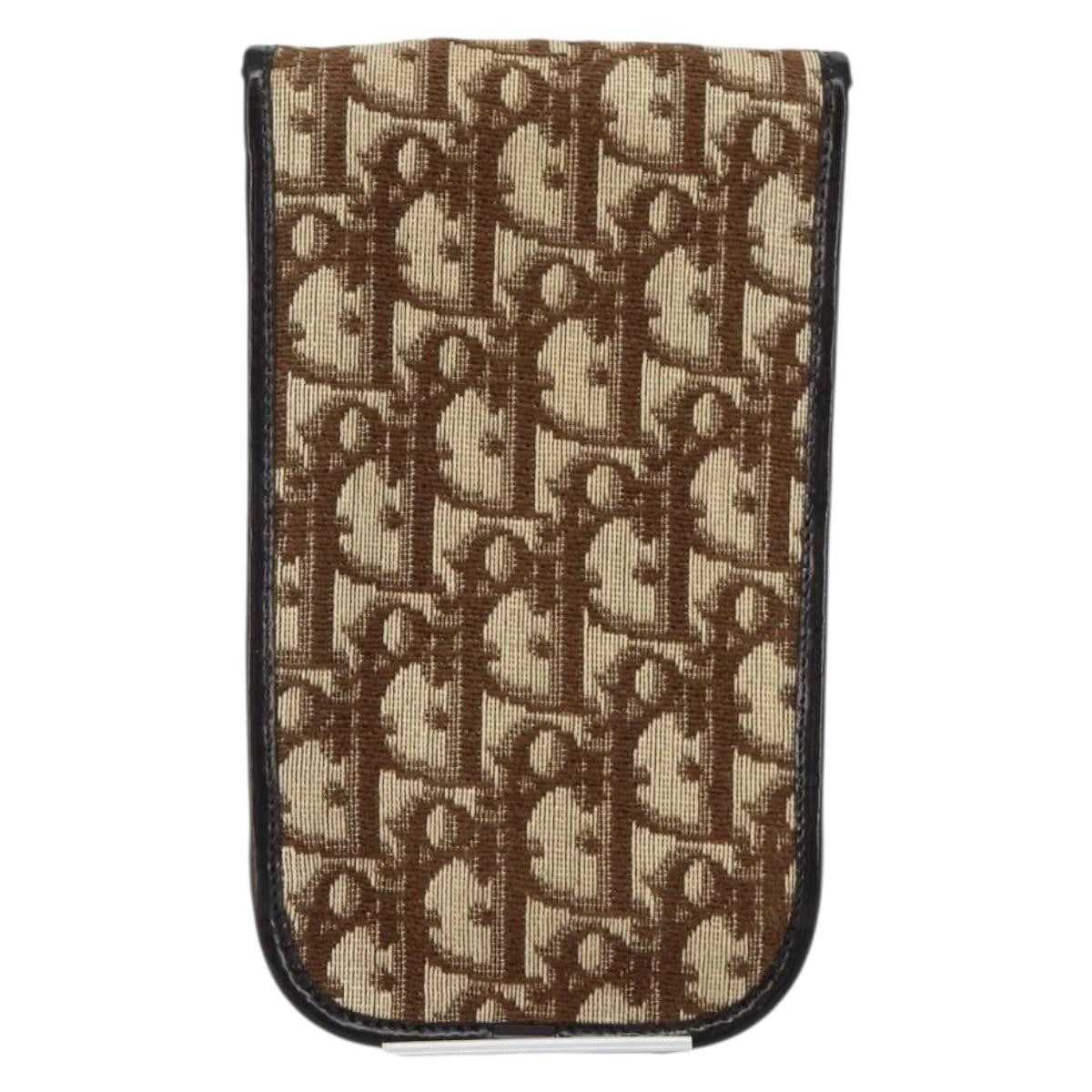 Christian Dior Trotter Pouch Canvas Beige Canvas Clutche & Pouche Bag ()