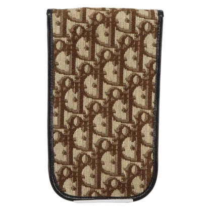 Christian Dior Trotter Pouch Canvas Beige Canvas Clutche & Pouche Bag ()