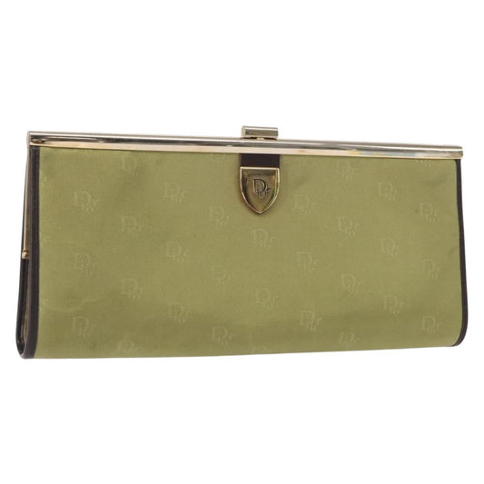 Christian Dior Trotter Pouch Canvas Green Canvas Clutche & Pouche Bag ()