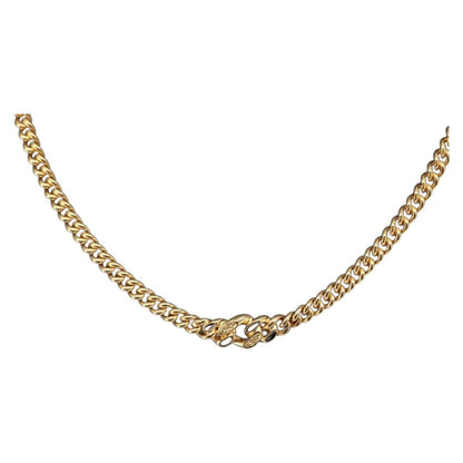 Christian Dior Vintage Cd Pendant Necklace Metal Gold Metal Necklace Jewelry ()