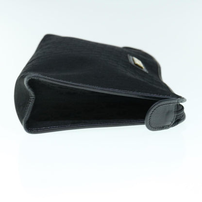 Christian Dior Vintage Trotter Pouch Diorissimo Canvas Black Canvas Clutche & Pouche Bag ()
