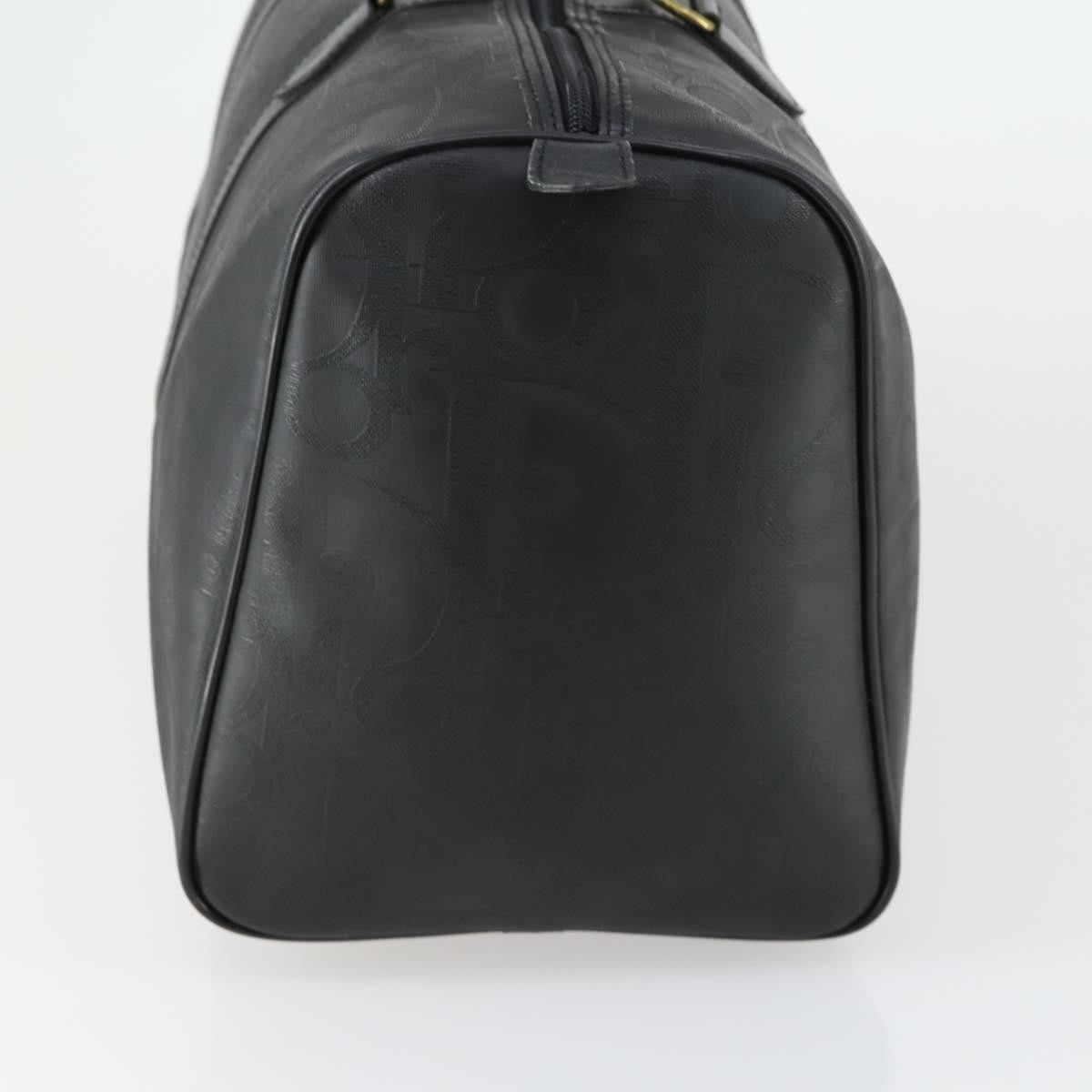 Christian Dior Vintage Trotter Boston Bag Pvc Black Pvc Travel Bag Bag ()