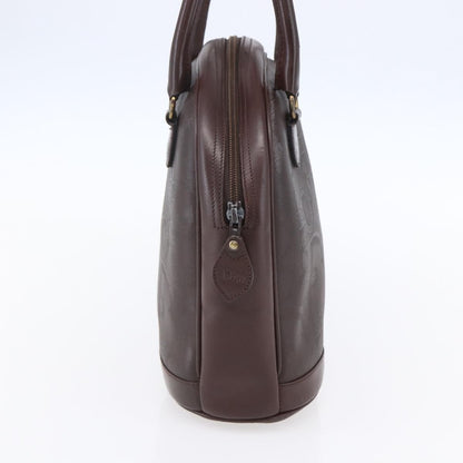 Christian Dior Vintage Trotter Handbag Canvas Brown Pvc Handbag ()