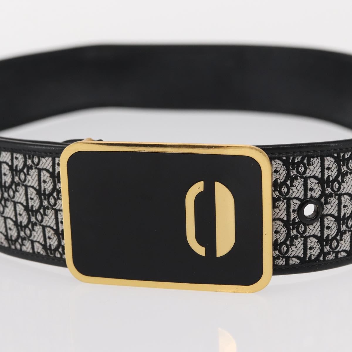Christian Dior Vintage Belt Canvas Black Canvas Belts Accessory ()