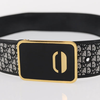 Christian Dior Vintage Belt Canvas Black Canvas Belts Accessory ()