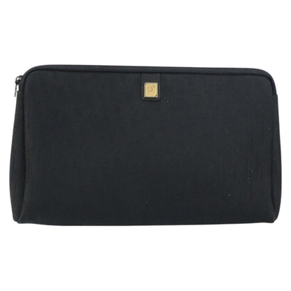 Christian Dior Trotter Pouch Canvas Black Canvas Clutche & Pouche Bag ()
