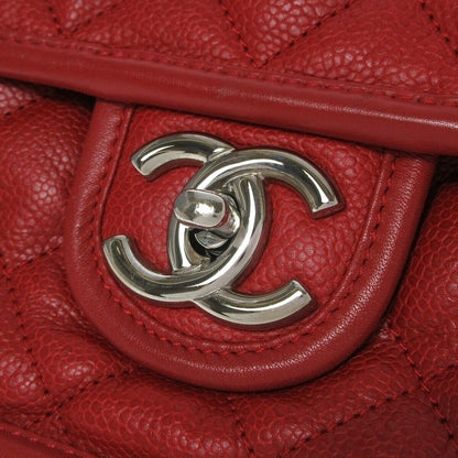 French Riviera Flap Caviar Red SHW