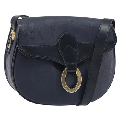 Christian Dior Trotter Shoulder Bag Canvas Navy Canvas Shoulder Bag Bag ()