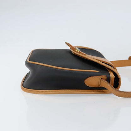 Christian Dior Vintage Shoulder Bag Canvas Black Canvas Shoulder Bag Bag ()
