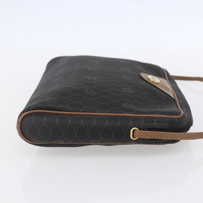 Christian Dior Vintage Honeycomb Shoulder Bag Canvas Black Canvas Shoulder Bag Bag ()