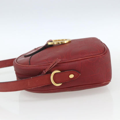 Christian Dior Trotter Shoulder Bag Canvas Red Canvas Shoulder Bag Bag ()