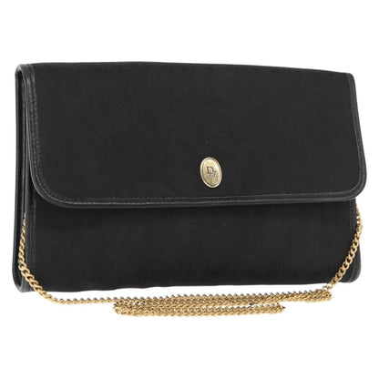 Christian Dior Trotter Shoulder Bag Canvas Black Canvas Shoulder Bag Bag ()