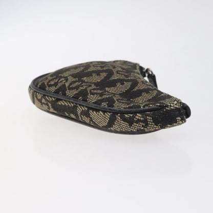 Christian Dior Saddle Coin Purse Trotter Canvas Black Canvas Wallets Accessory ()