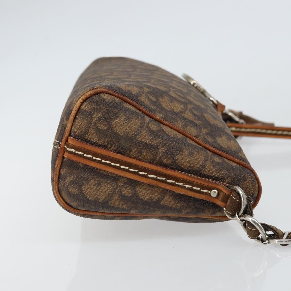 Christian Dior Trotter Shoulder Bag Canvas Brown Pvc Shoulder Bag Bag ()