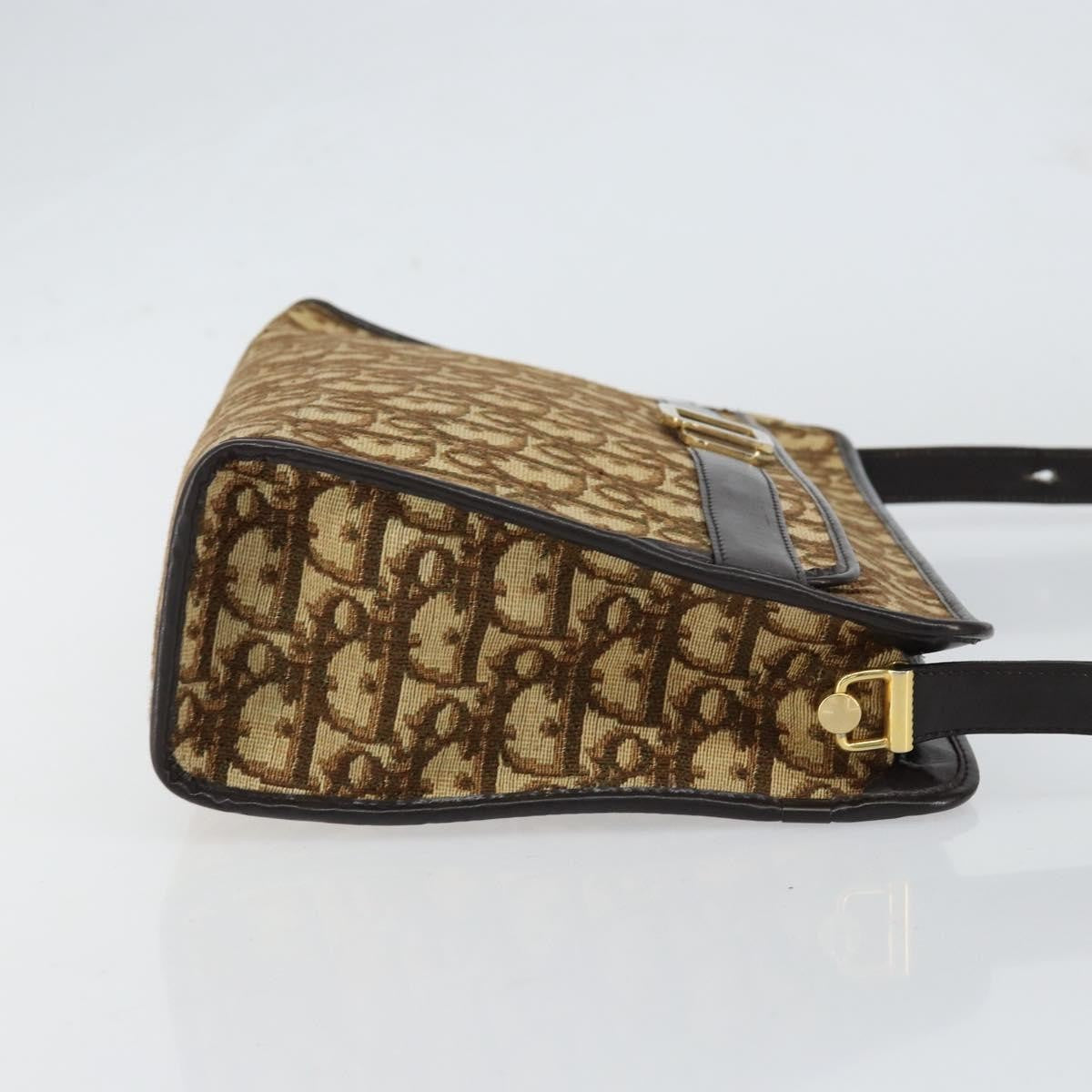 Christian Dior Trotter Shoulder Bag Canvas Beige Canvas Shoulder Bag Bag ()