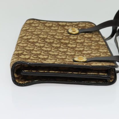 Christian Dior Vintage Trotter Handbag Canvas Brown Canvas Handbag ()