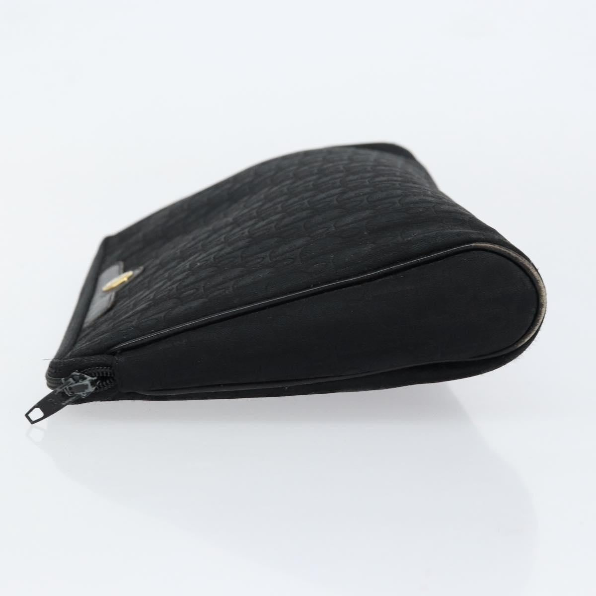 Christian Dior Trotter Pouch Diorissimo Canvas Black Canvas Clutche & Pouche Bag ()