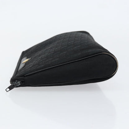 Christian Dior Trotter Pouch Diorissimo Canvas Black Canvas Clutche & Pouche Bag ()