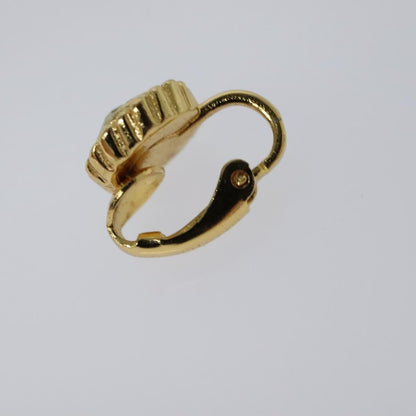 Christian Dior Vintage Clip-On Earrings Metal Gold Metal Earrings Jewelry ()