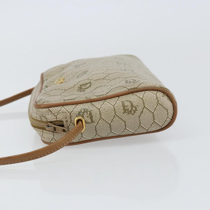 Christian Dior Vintage Honeycomb Shoulder Bag Canvas Beige Canvas Shoulder Bag Bag ()
