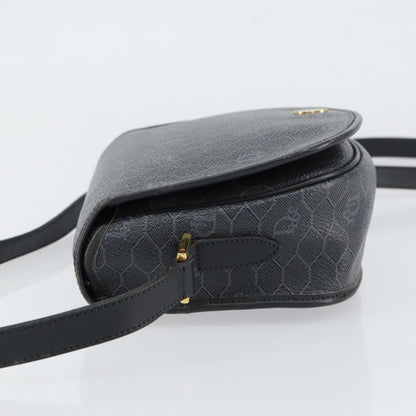 Christian Dior Vintage Honeycomb Shoulder Bag Canvas Black Canvas Shoulder Bag Bag ()