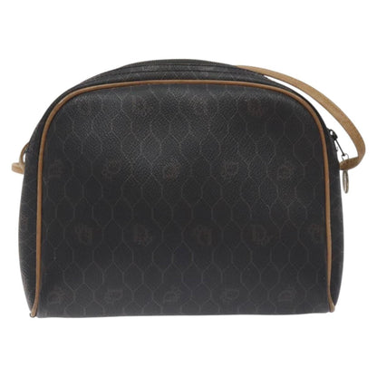 Christian Dior Vintage Honeycomb Shoulder Bag Canvas Black Canvas Bag ()