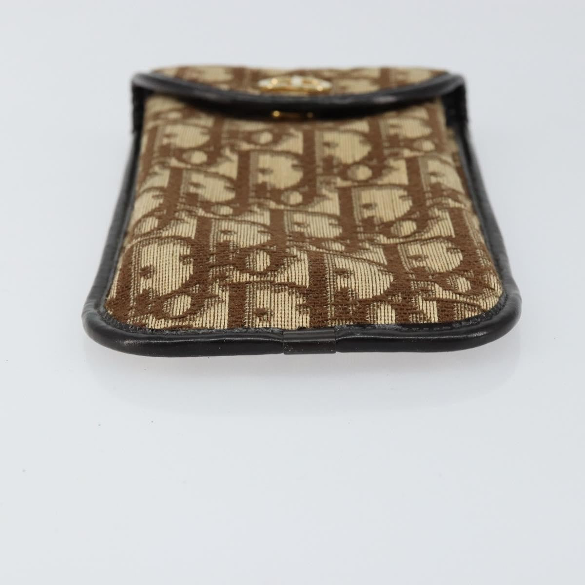 Christian Dior Trotter Pouch Canvas Beige Canvas Clutche & Pouche Bag ()