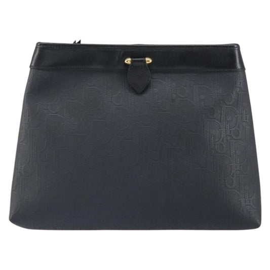 Christian Dior Trotter Pouch Canvas Black Canvas Clutche & Pouche Bag ()