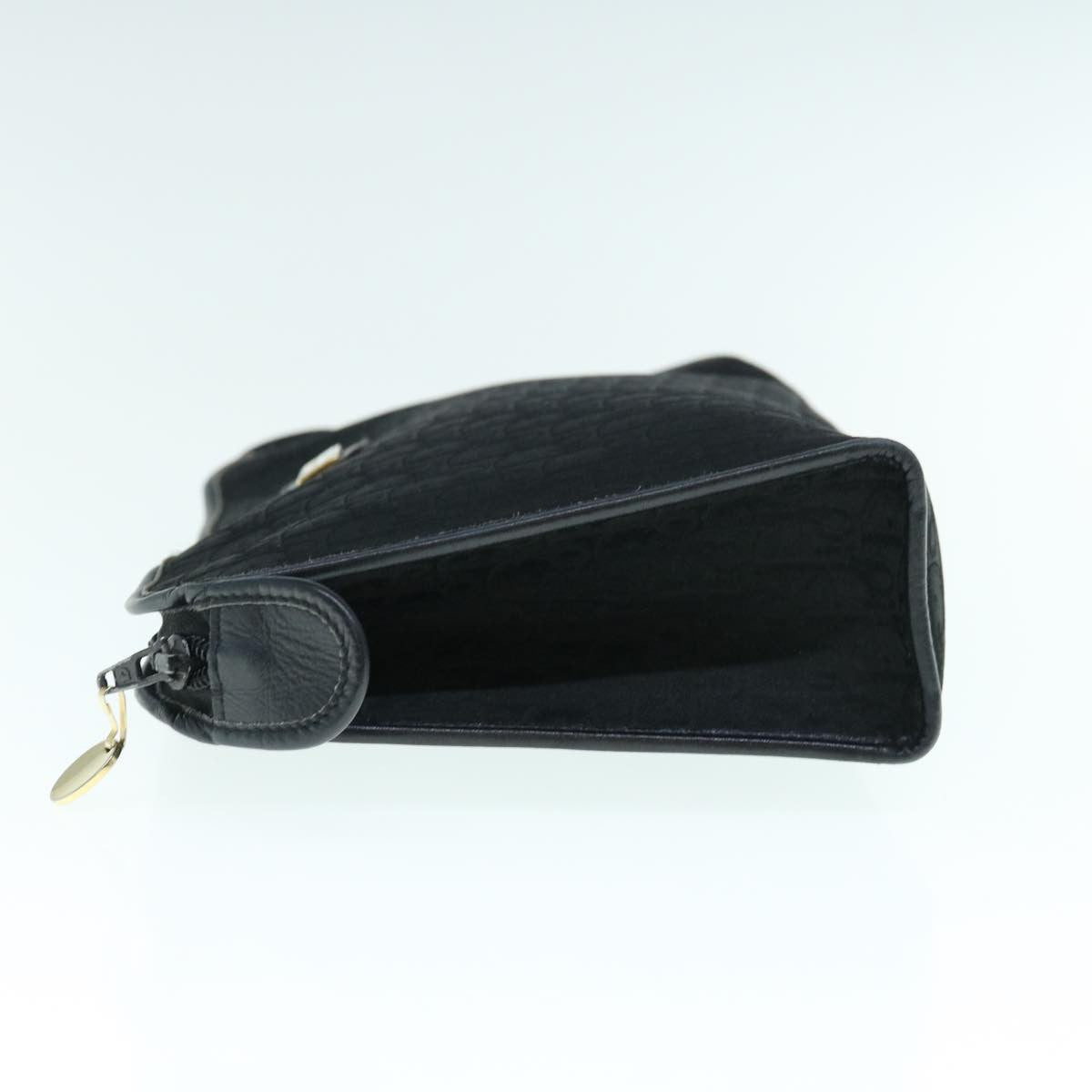 Christian Dior Vintage Trotter Pouch Diorissimo Canvas Black Canvas Clutche & Pouche Bag ()
