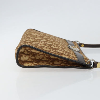 Christian Dior Vintage Trotter Shoulder Bag Canvas Brown Canvas Shoulder Bag Bag ()