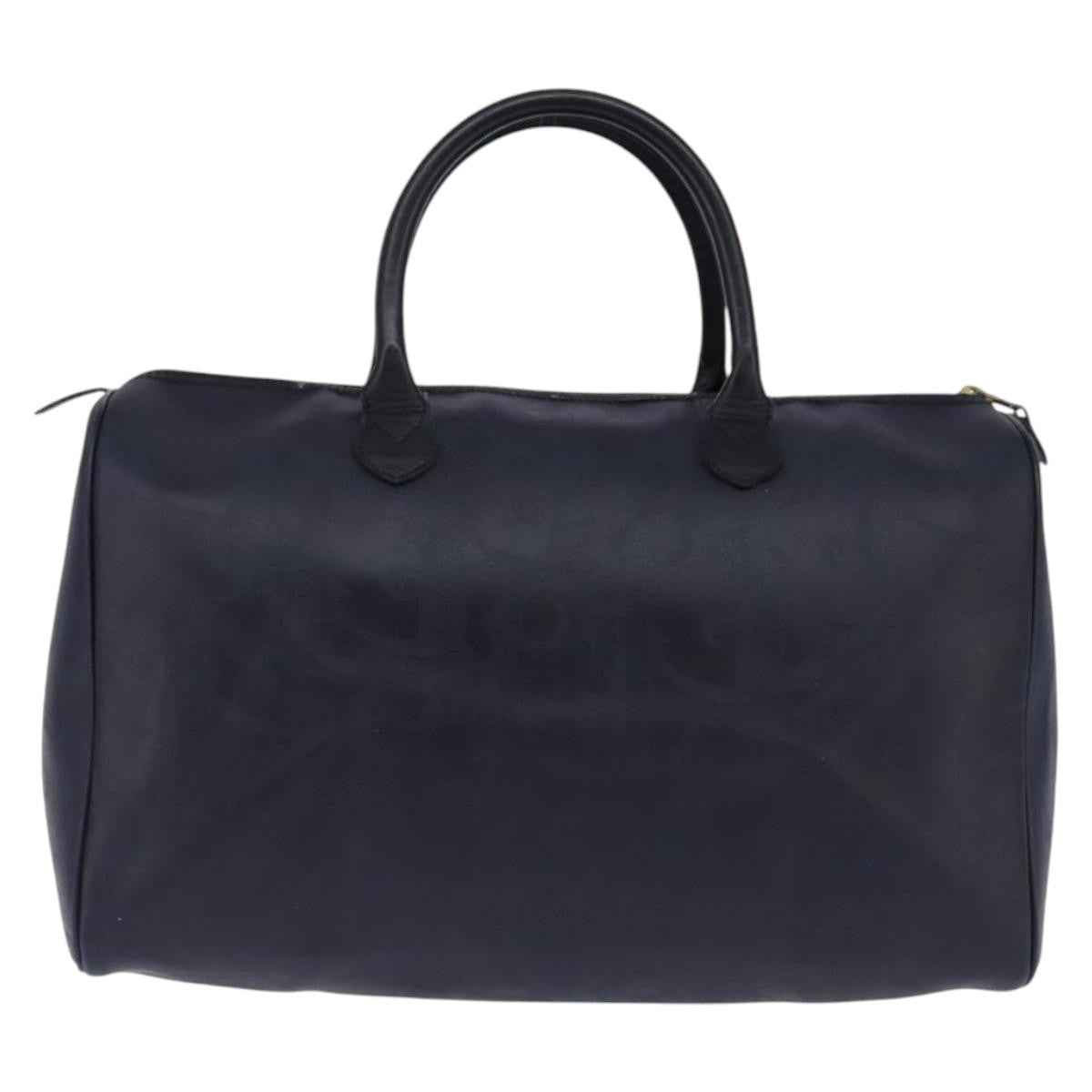 Christian Dior Lady Dior Boston Bag Canvas Navy Canvas Travel Bag Bag ()
