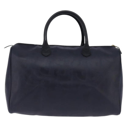 Christian Dior Lady Dior Boston Bag Canvas Navy Canvas Travel Bag Bag ()