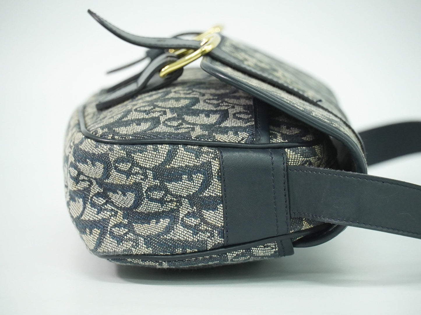 Christian Dior Trotter Shoulder Bag Canvas Gray Canvas Shoulder Bag Bag ()