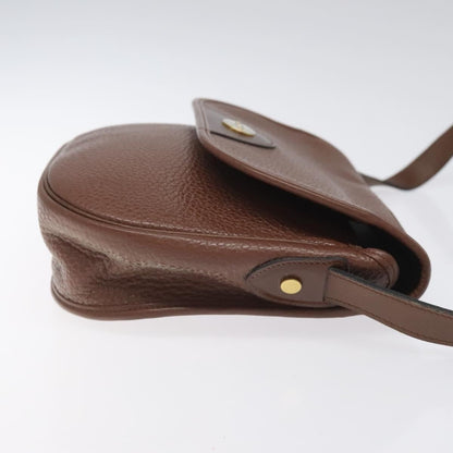 Christian Dior Vintage Shoulder Bag Leather Brown Leather Shoulder Bag Bag ()