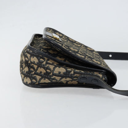 Christian Dior Vintage Trotter Shoulder Bag Canvas Navy Canvas Shoulder Bag Bag ()