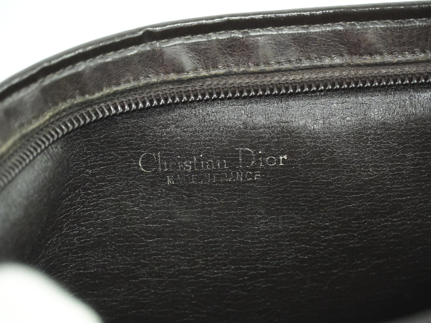 Christian Dior Vintage Trotter Crossbody Bag Diorissimo Coated Canvas Brown Canvas Shoulder Bag Bag ()