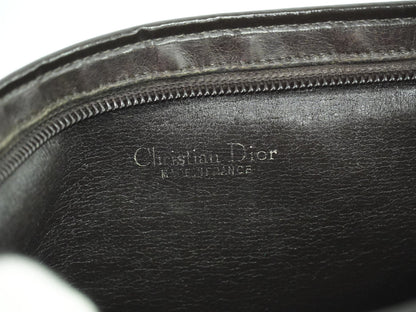 Christian Dior Vintage Trotter Crossbody Bag Diorissimo Coated Canvas Brown Canvas Shoulder Bag Bag ()