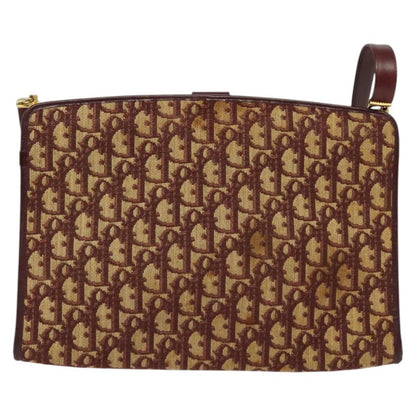 Christian Dior Trotter Shoulder Bag Canvas Red Canvas Shoulder Bag Bag ()