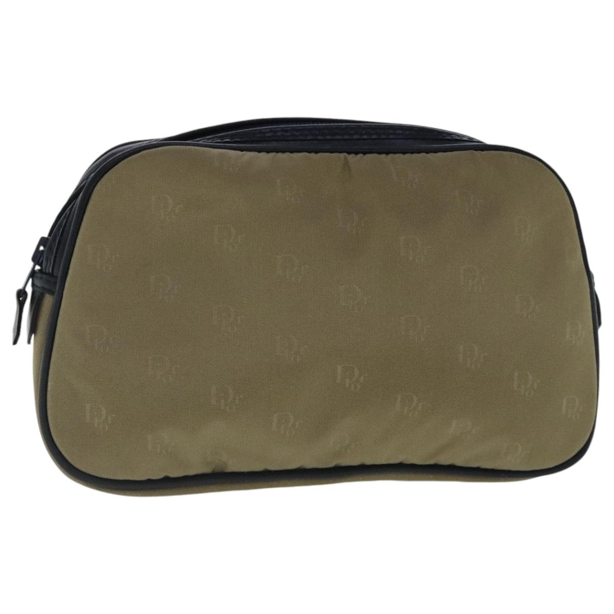 Christian Dior Pouch Leather Beige Nylon Clutche & Pouche Bag ()