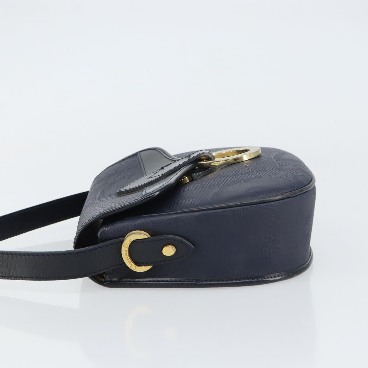 Christian Dior Trotter Shoulder Bag Canvas Navy Canvas Shoulder Bag Bag ()