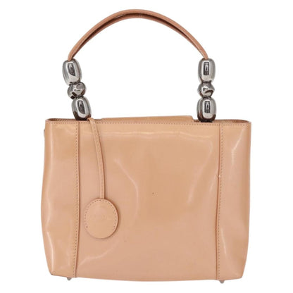 Christian Dior Malice Handbag Patent Leather Pink Patent_Leather Handbag ()