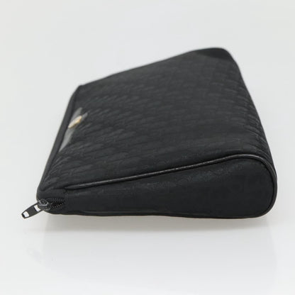 Christian Dior Trotter Pouch Diorissimo Canvas Black Canvas Clutche & Pouche Bag ()