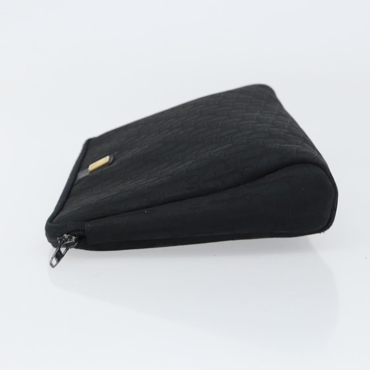 Christian Dior Trotter Pouch Canvas Black Canvas Clutche & Pouche Bag ()
